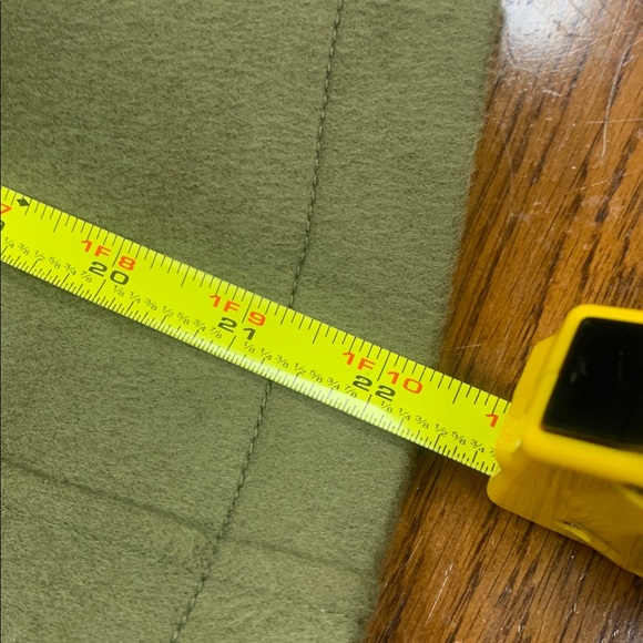 Olive Green Faux Fur Collar suede jacket - Picture 7 of 7